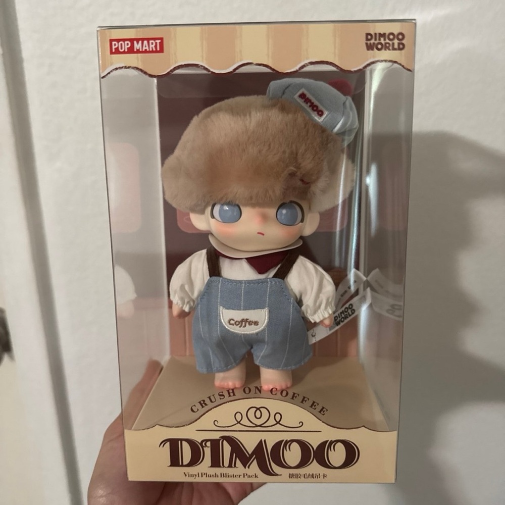 DIMOO Crush on Coffee Series-Vinyl Plush Bliste
